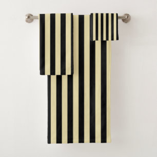 Rayures beiges et noires verticales