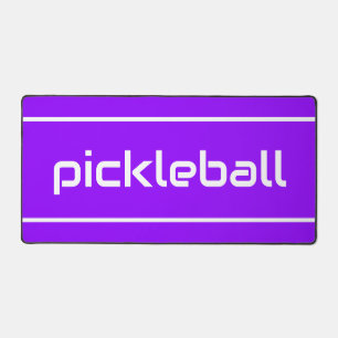 Rayures blanches modernes de PICKLEBALL sur fond v