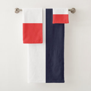 Rayures Bleu Blanc & Rouge Rayé