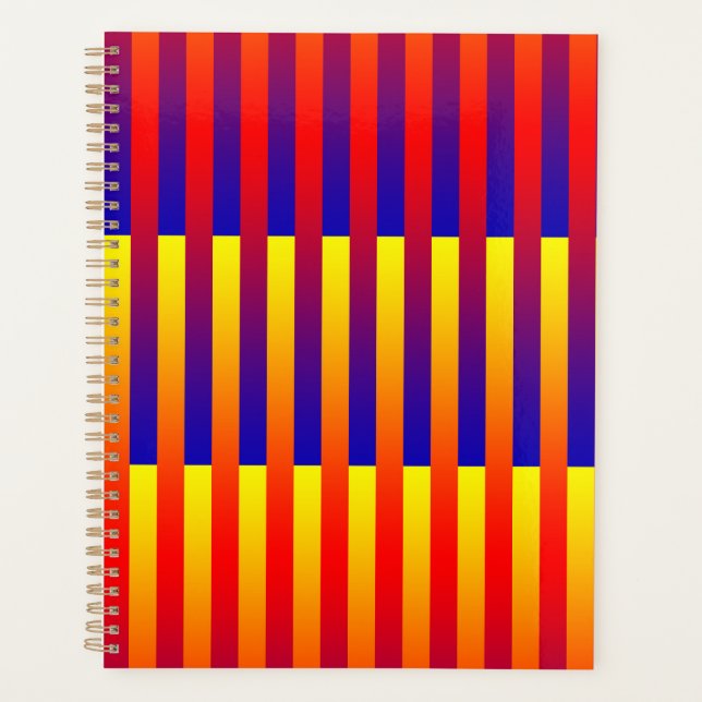 Rayures Bleu Rouge Jaune (Devant)