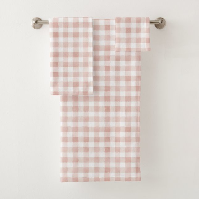 Rayures carreaux rose blush (En situation)