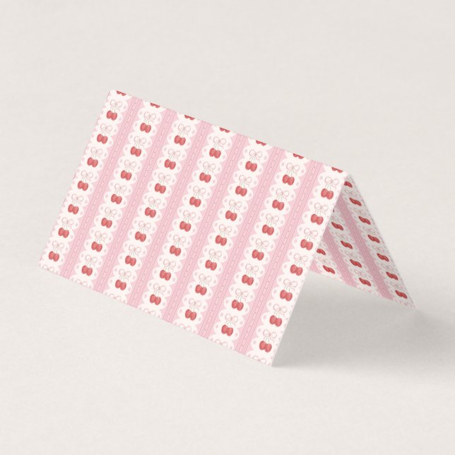 Rayures Cerise Prépa - Rose et Blanc Cassé (Front)