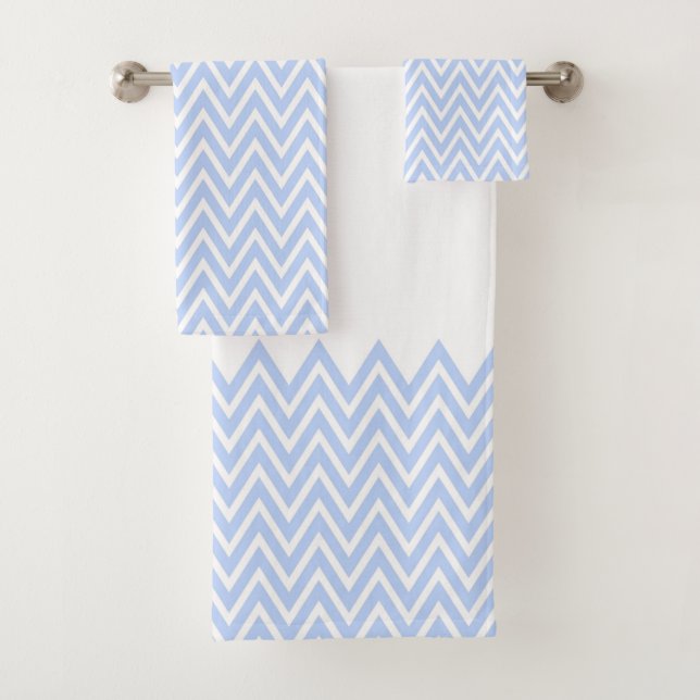 Rayures Chevron Bleu (En situation)