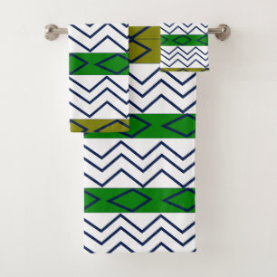 Rayures Chevron Vertes Motif Géométrique
