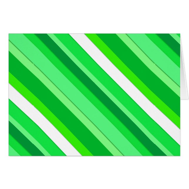 Rayures de bonbons en couches - vert émeraude et b (Devant Horizontal)