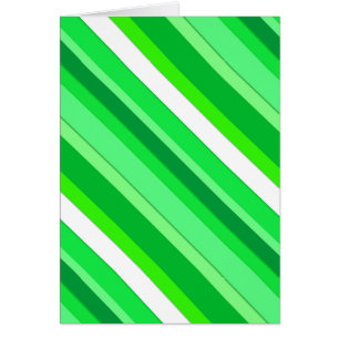 Rayures de bonbons superposées - vert émeraude et