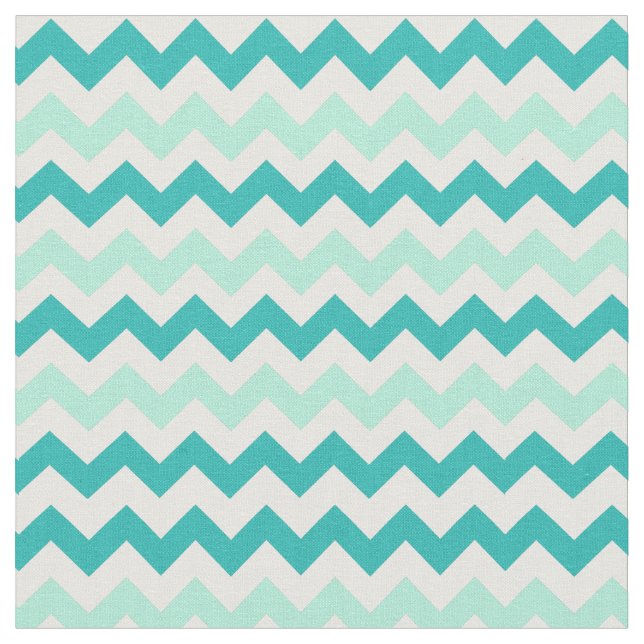 Rayures de Chevron aux nuances du tissu turquoise (Fermer)