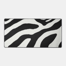 Rayures de zèbre noir et blanc Motif de fourrure d