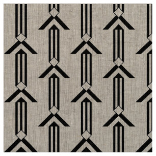 Rayures et tissu noirs géométriques de chevrons