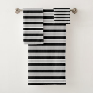 Rayures grises et noires et blanches