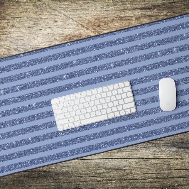 Rayures horizontales de style paillettes indigo fo (Créateur téléchargé)