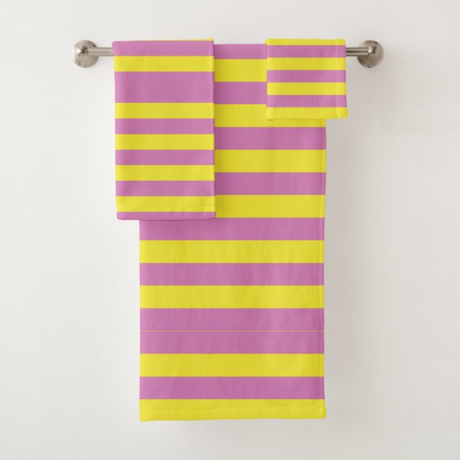 Rayures Jaune Rose (En situation)
