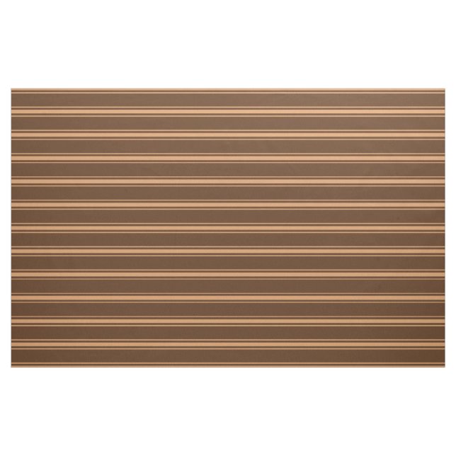 Rayures marron chocolat tissu personnalisé (Yard)