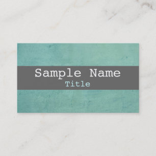 rayures modèle carte de visite turquoise et gris