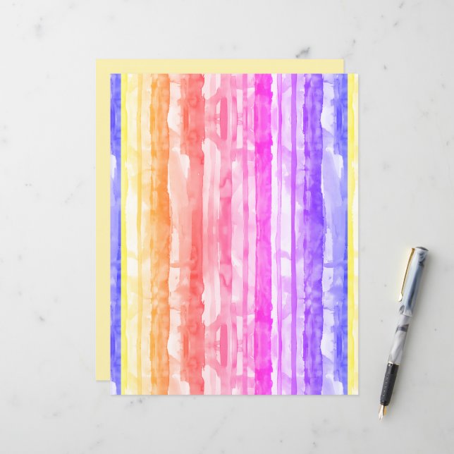 Rayures multicolores SCV 1daa (Devant/Arrière en situation)