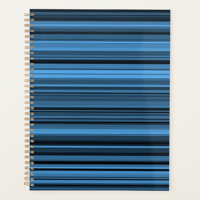 Rayures Noir Bleu (Devant)