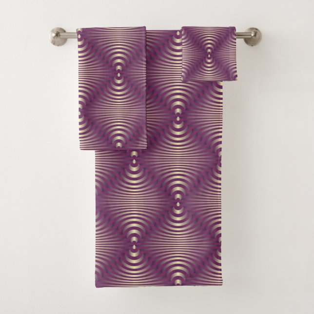 Rayures optiques violettes (En situation)