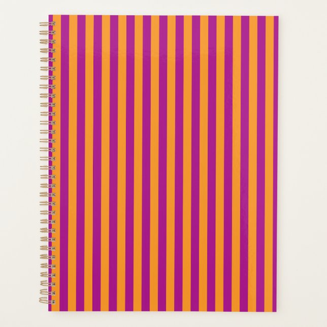 Rayures orange violet motif sans fin (Devant)