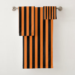 Rayures oranges et noires verticales