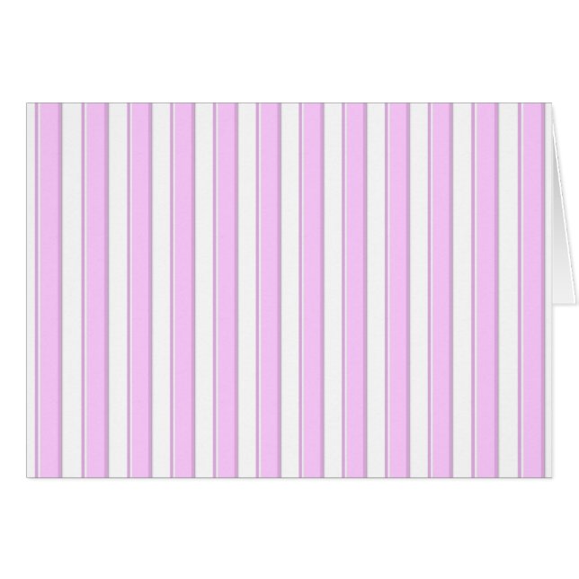 Rayures roses sur fond blanc (Devant Horizontal)