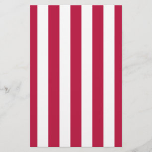 Rayures rouges et blanches