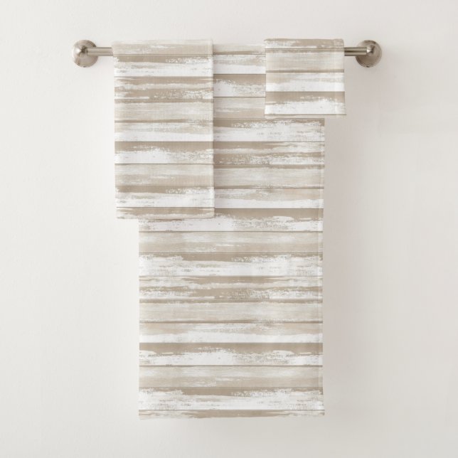 Rayures vintages d'aquarelle dans les tons gris (En situation)