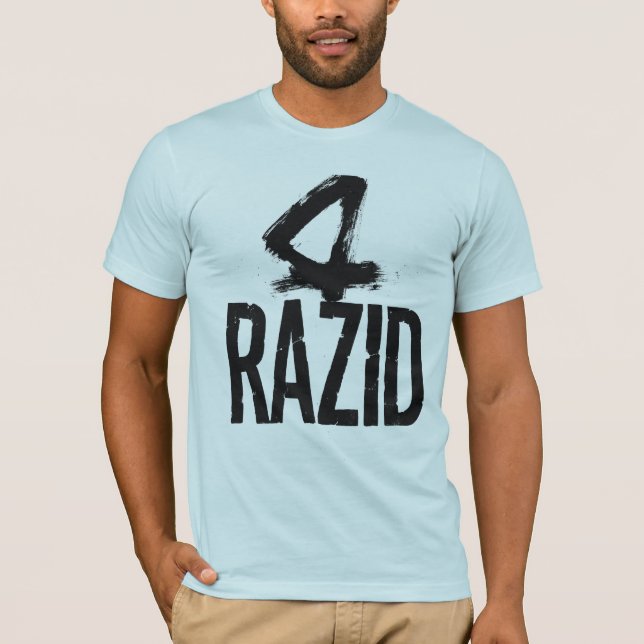 RAZID Contemporary Brush Logo T-Shirt (Devant)