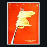 RAZZIA PASTA Al Dente Poster Art Déco Style<br><div class="desc">Reproduction haute résolution,  tirages super pointus,  couleurs corrigées pour des couleurs vives et nettes,  et numériquement réparées pour les larmes,  les imperfections,  les éléments manquants. Pasta Al Dente par Razzia vers 1990.</div>