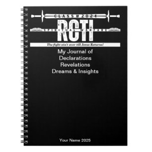 RCTI 2025 Spiritual Warfare Journal (Noir)