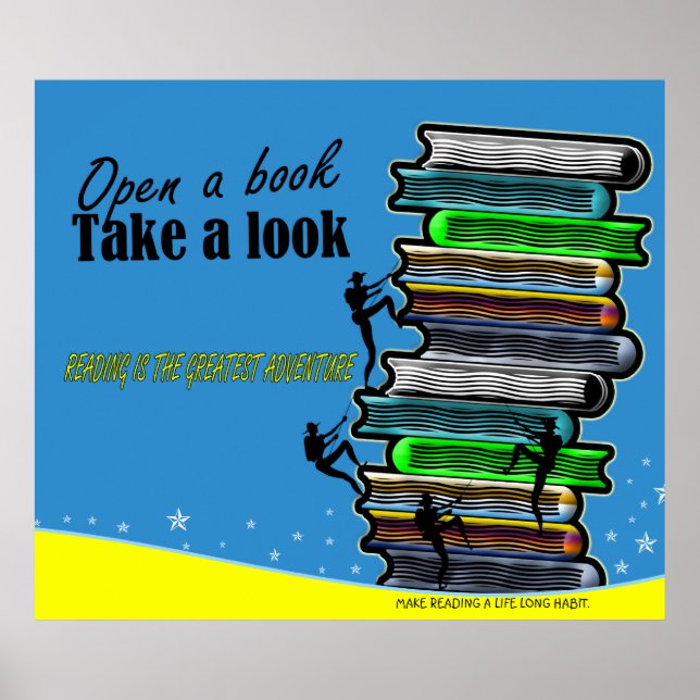 Reading est la plus grande affiche d'aventure (Devant)