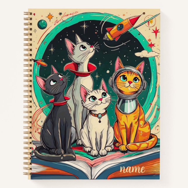 Reading Opens a Gateway to Cat Adventures Journal (Devant)