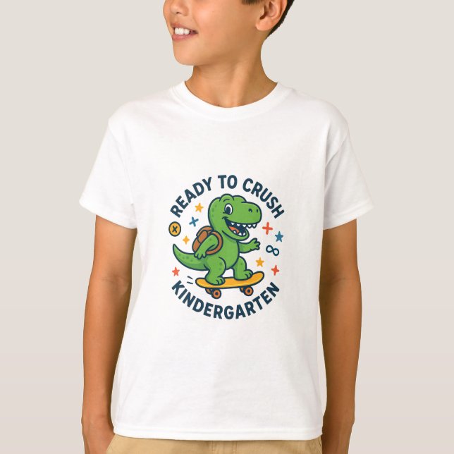 Ready to Crush Kindergarten Kids T-Shirt (Devant)