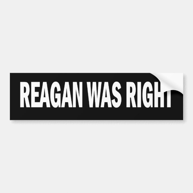 Reagan était de bons autocollants (Devant)