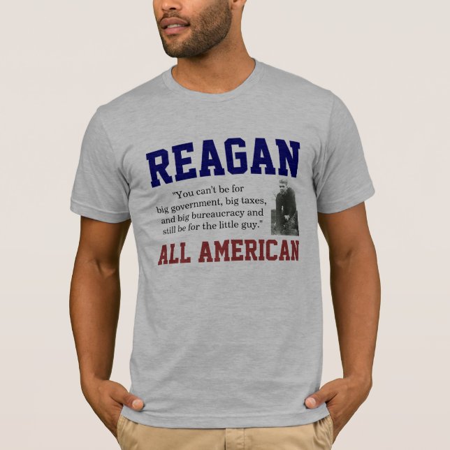 Reagan tout le T-shirt américain (Devant)