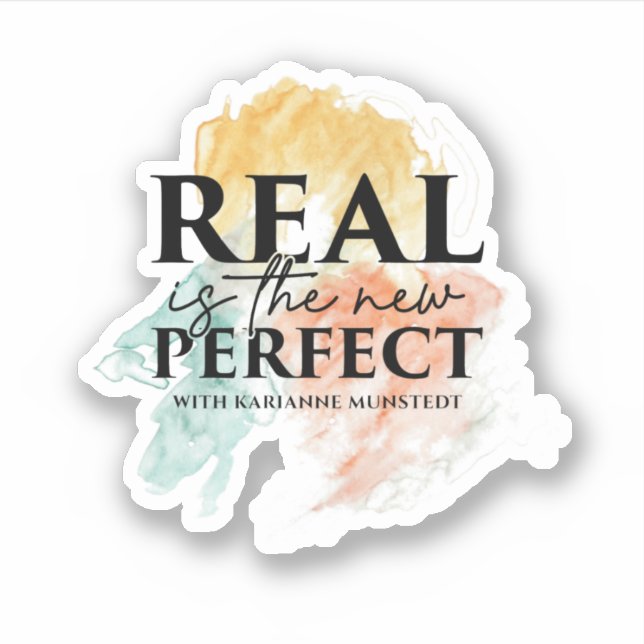 Real est le nouveau Sticker en Vinyle de coton par (Devant)