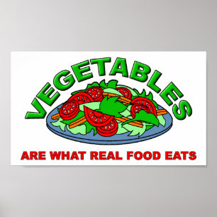 Real Food Eats Funny Poster