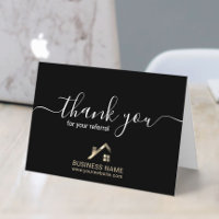 Réalisateur immobilier Merci pour référence Noir