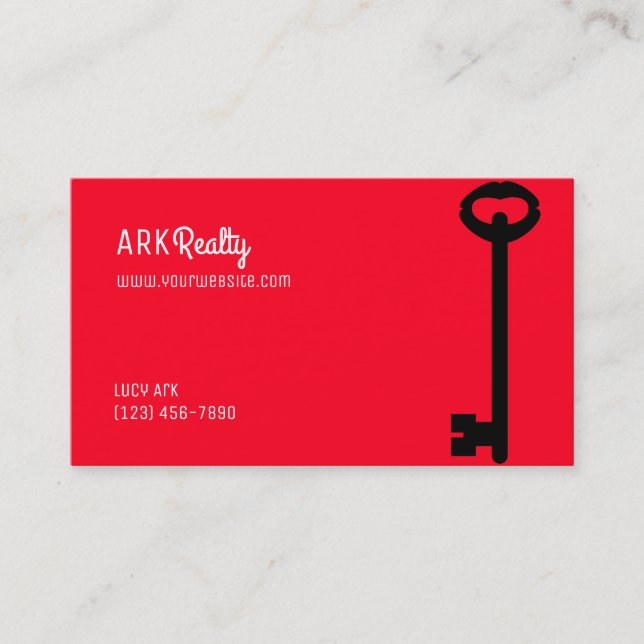 Réalisateur professionnel Carte de visite immobili (Devant)