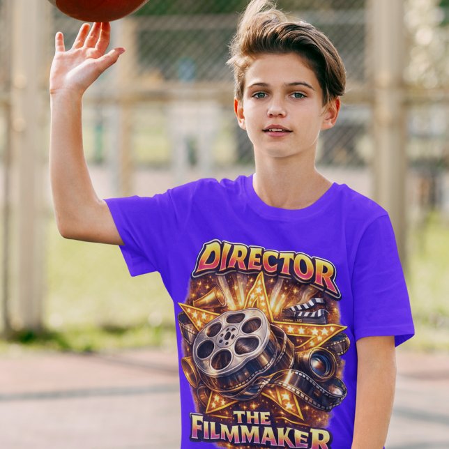 Réalisateur - T-Shirt du garçon cinéaste (Director - The Filmmaker)