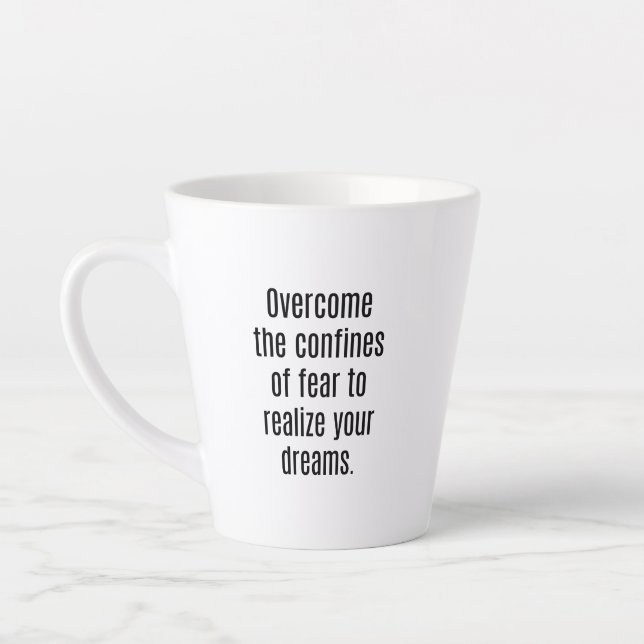Réalisez vos rêves Latte Mug (Gauche)
