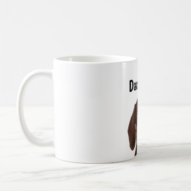Realistic Dachshund Full Wrap 11oz Mug | Custom Up (Gauche)
