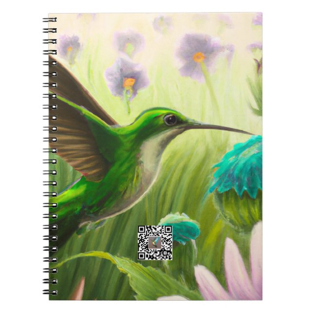 Réalité augmentée Carnet de colibri (Devant)