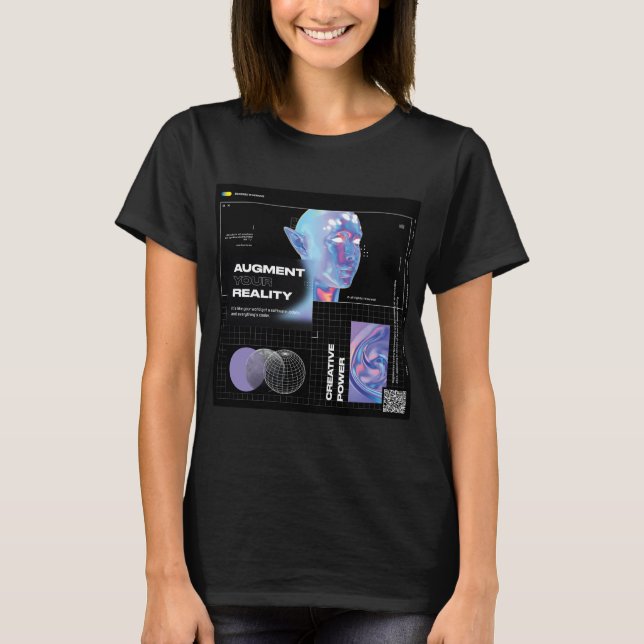 Réalité augmentée T-shirts féminins (Devant)