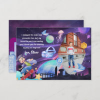 Réalité virtuelle | Jeu Carte de remerciements d'a