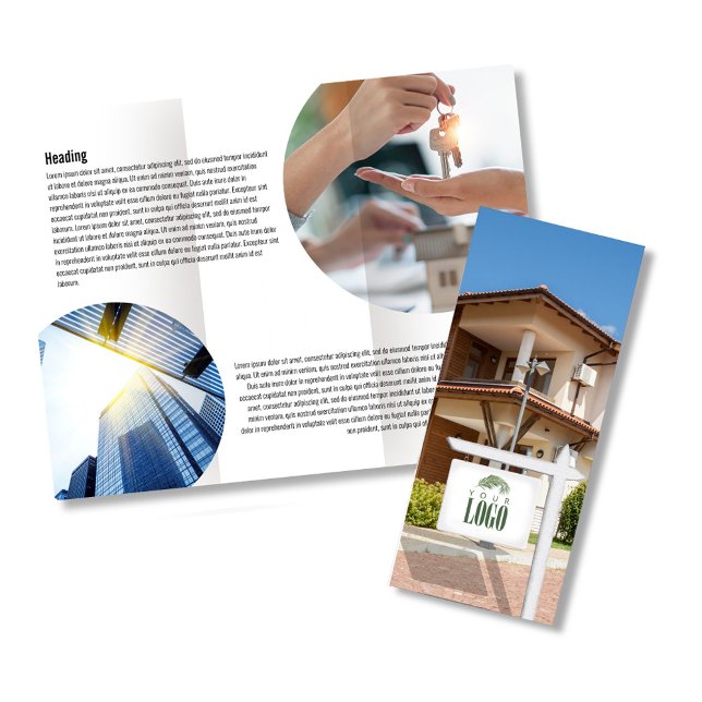 Realtor Ajouter Votre Logo Brochure Professionnell (Real estate brochure you can easily add your company details. )