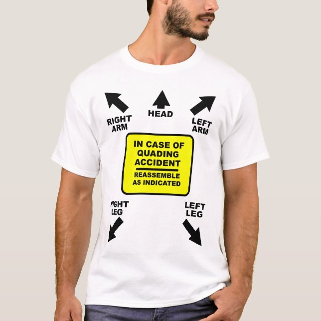 Réassemblez comme indiqué Quad ATV T-shirt (Devant)