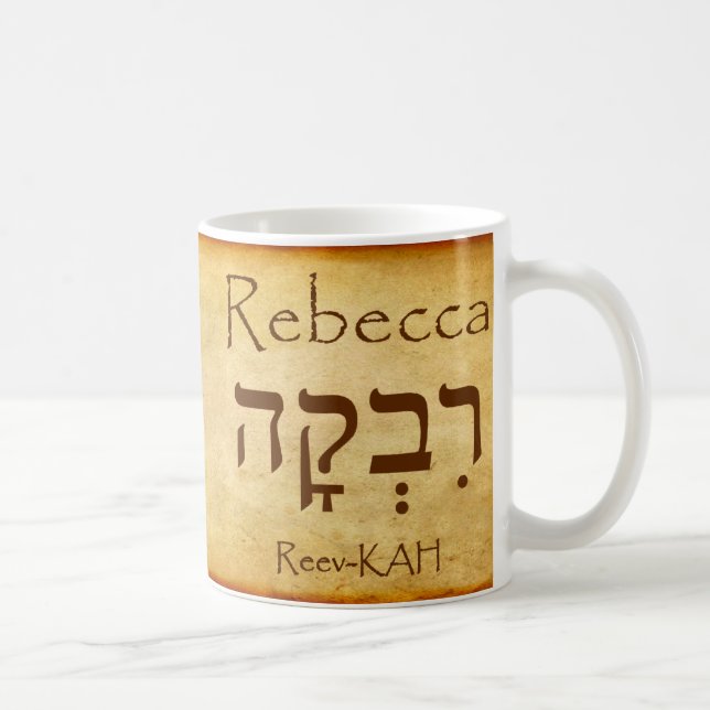 REBECCA Nom hébreu Mug (Droite)