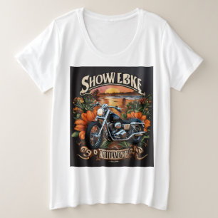 Rebel Ride : Classic Motorcycle Silhouette Tee