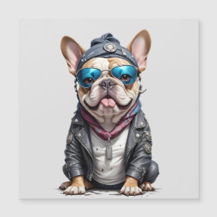 Rebelle de Buldog en cuir Cool de veste