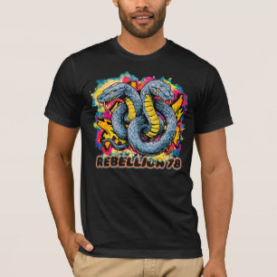 Rébellion de T-Shirt serpents 